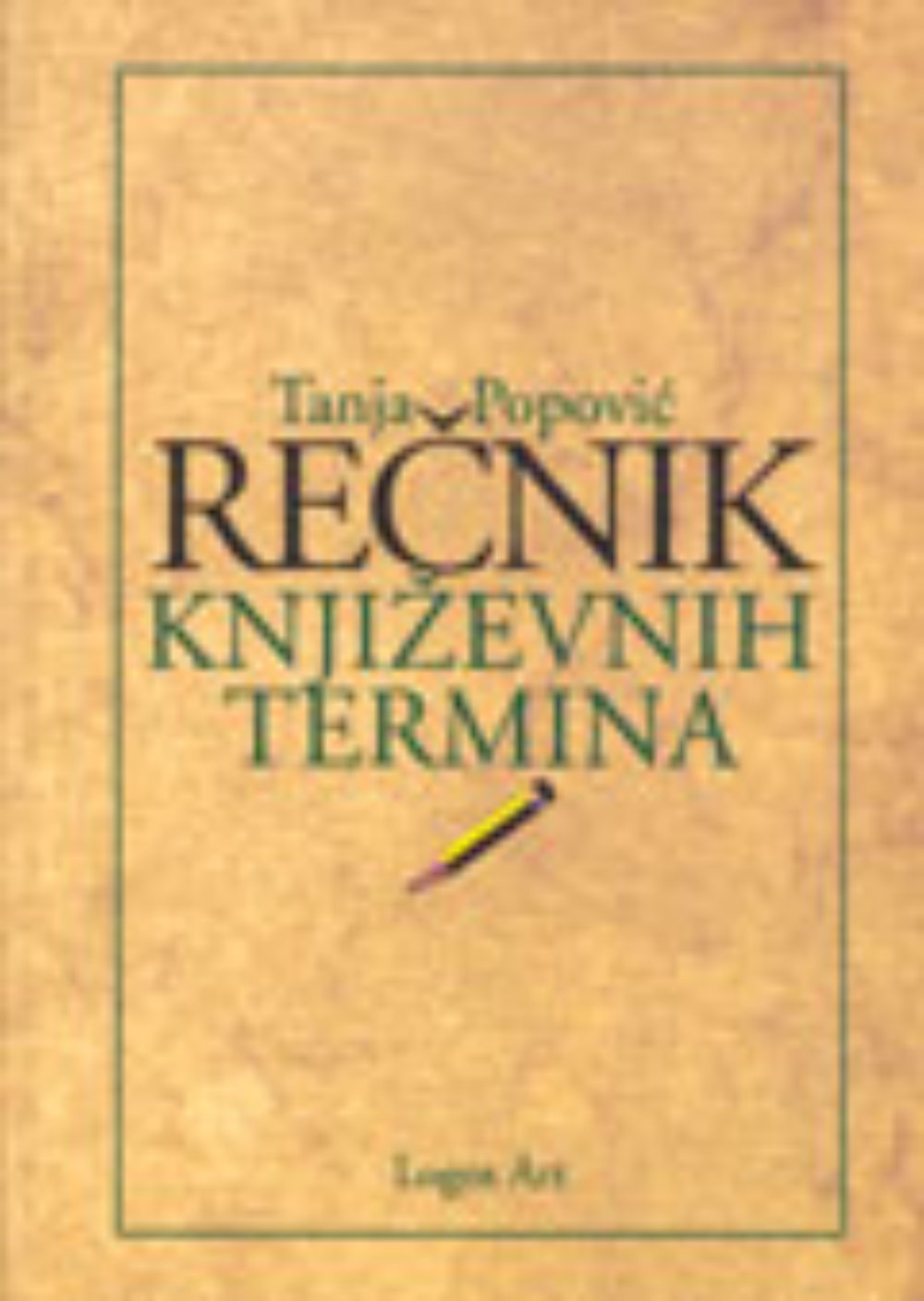 Rečnik književnih termina