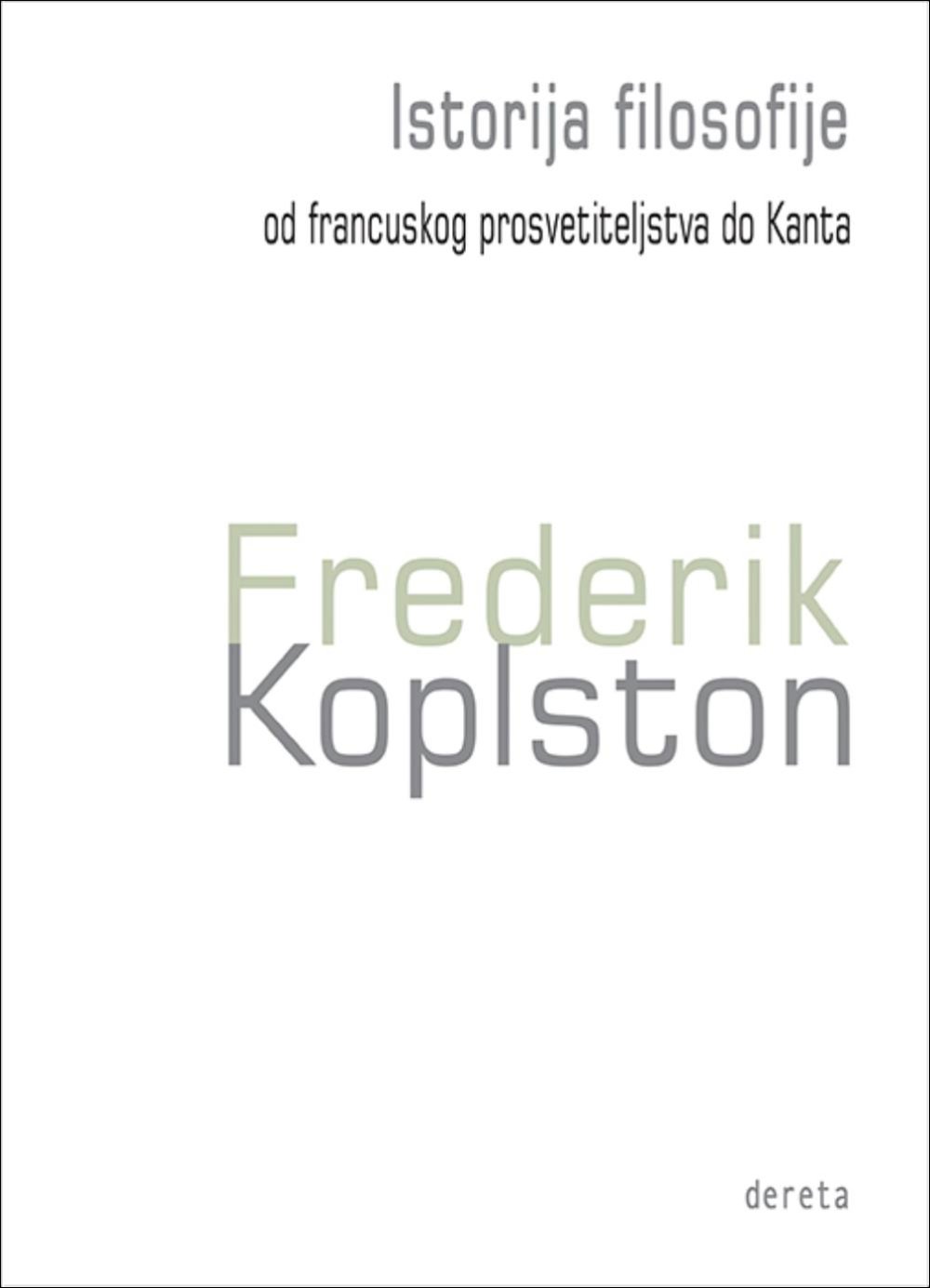 Istorija filosofije − Od francuskog prosvetiteljstva do Kanta